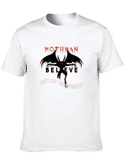 Mothman Believe Hes My Boyfriend Graphic Tee