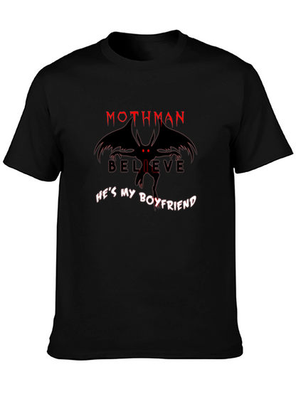 Mothman Believe Hes My Boyfriend Graphic Tee