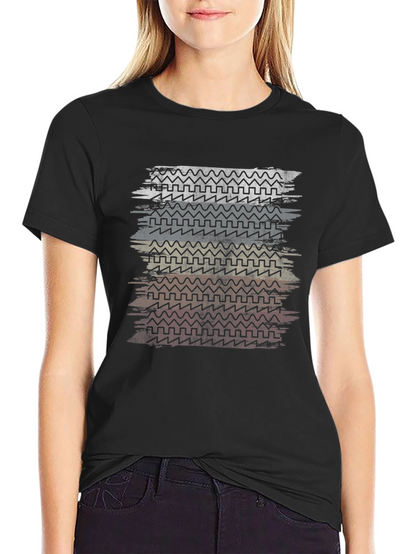 Retro Wave Pattern Mens T-Shirt