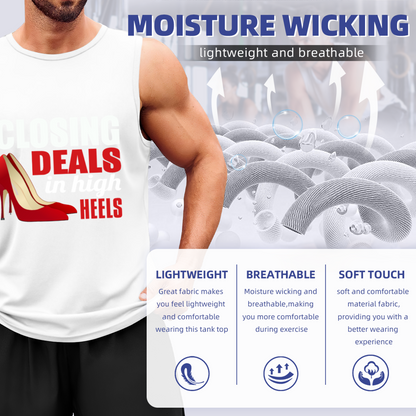 Closing Deals In High Heels Realtor Business Men¡¯s Tank