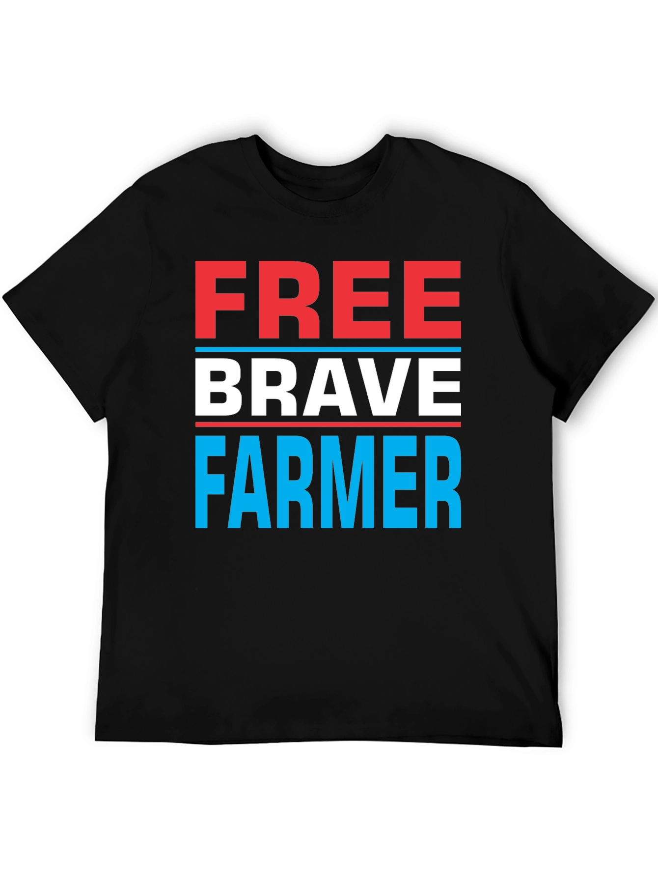 Free Brave Farmer Graphic Tee