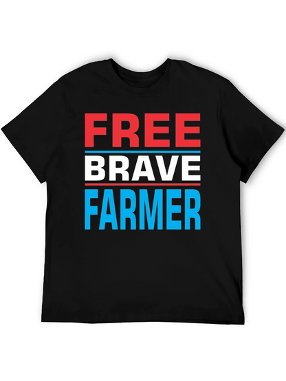 Free Brave Farmer Graphic Tee