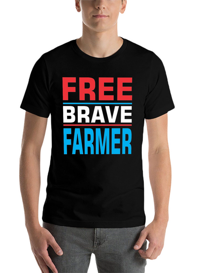 Free Brave Farmer Graphic Tee