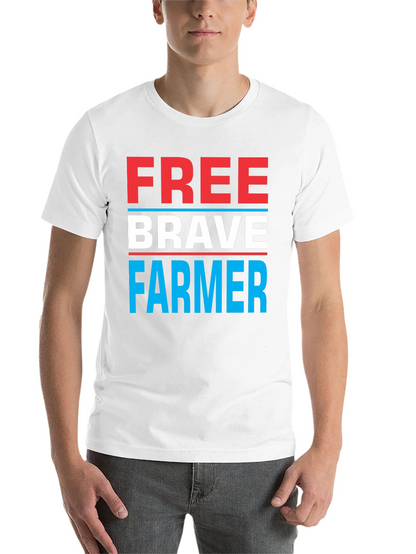 Free Brave Farmer Graphic Tee