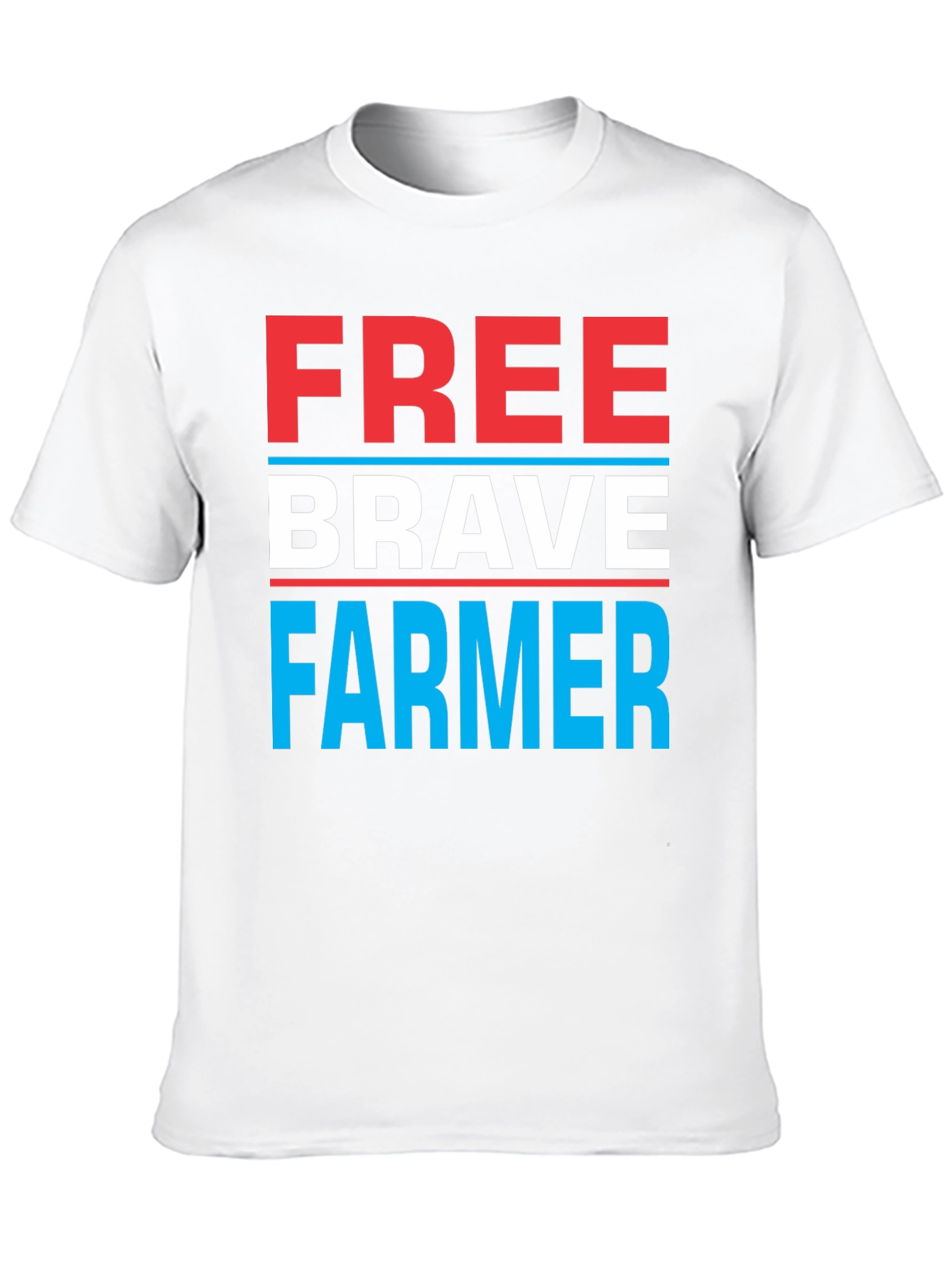 Free Brave Farmer Graphic Tee