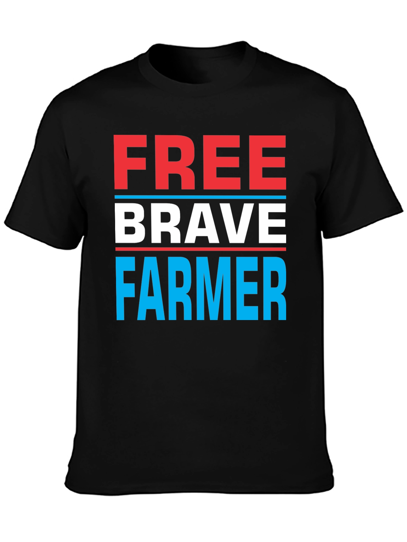 Free Brave Farmer Graphic Tee