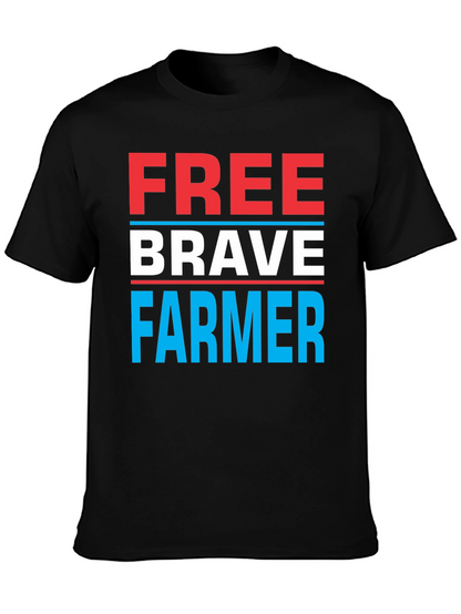Free Brave Farmer Graphic Tee