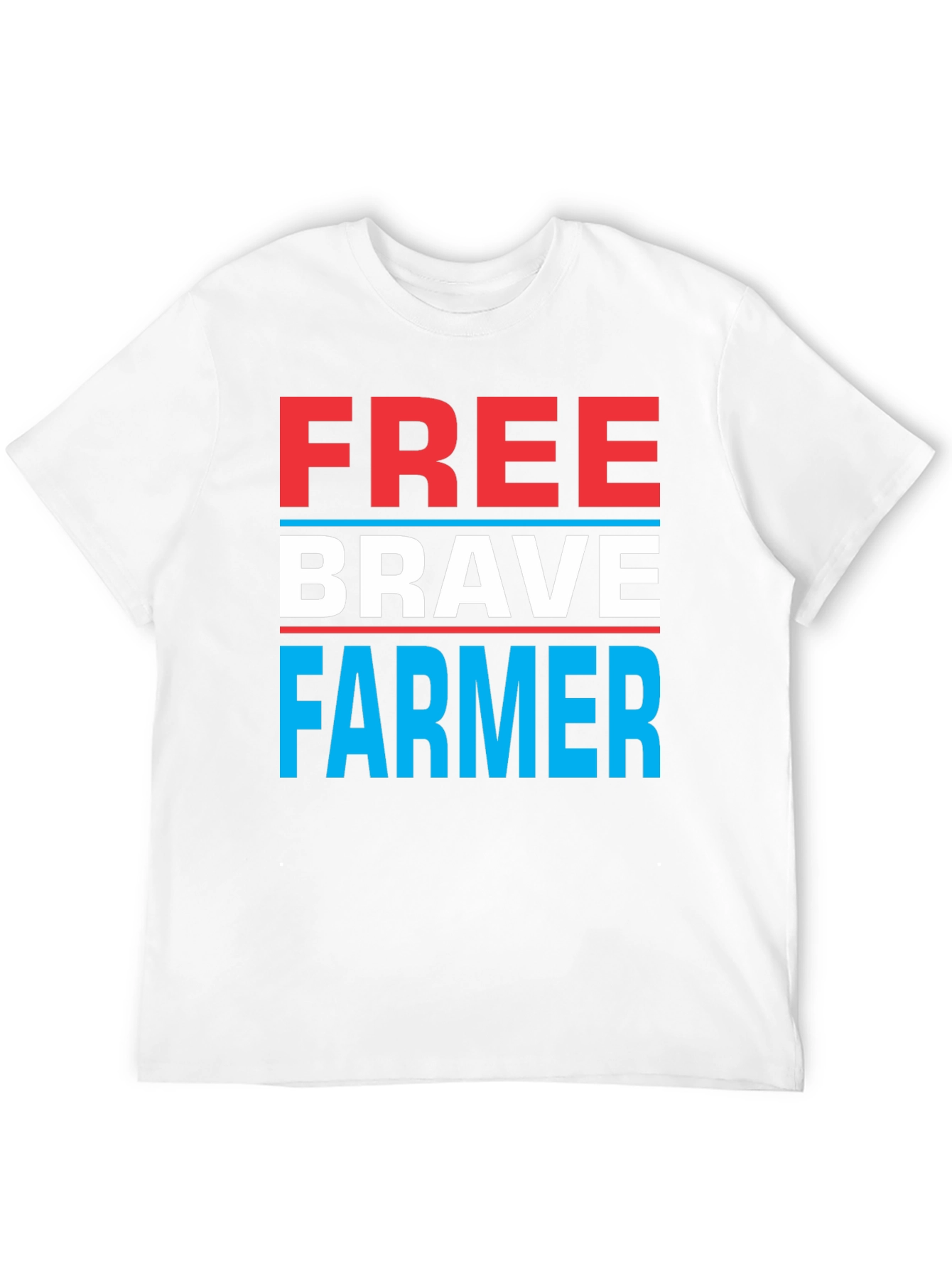 Free Brave Farmer Graphic Tee