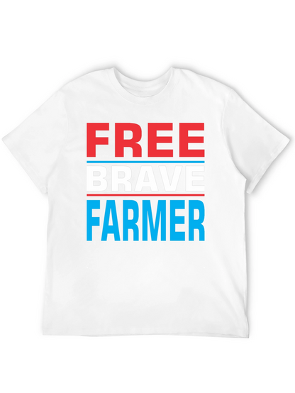 Free Brave Farmer Graphic Tee
