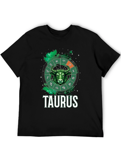 Taurus Zodiac Graphic Tee - Bull Sign T-Shirt