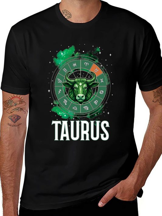 Taurus Zodiac Graphic Tee - Bull Sign T-Shirt