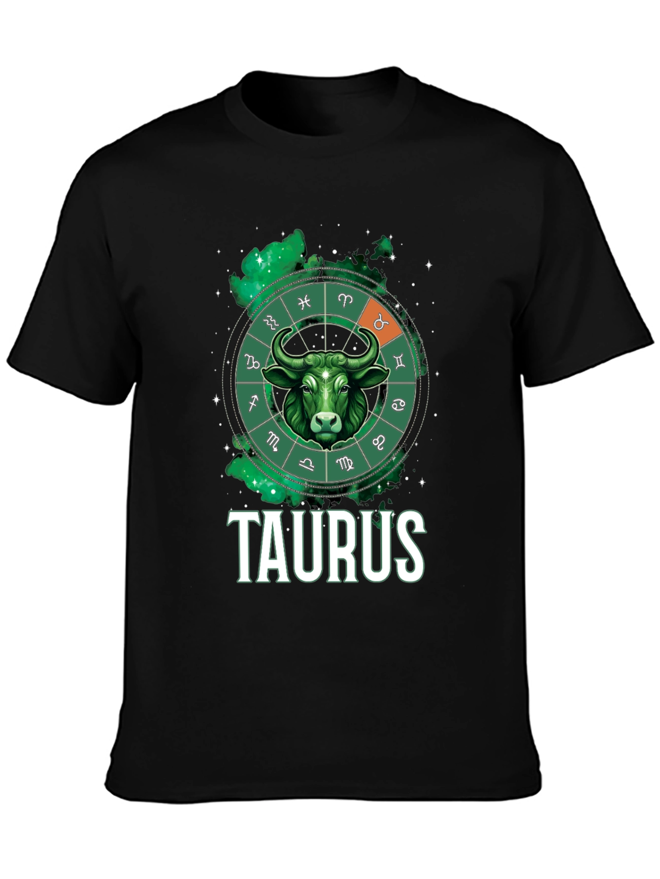 Taurus Zodiac Graphic Tee - Bull Sign T-Shirt