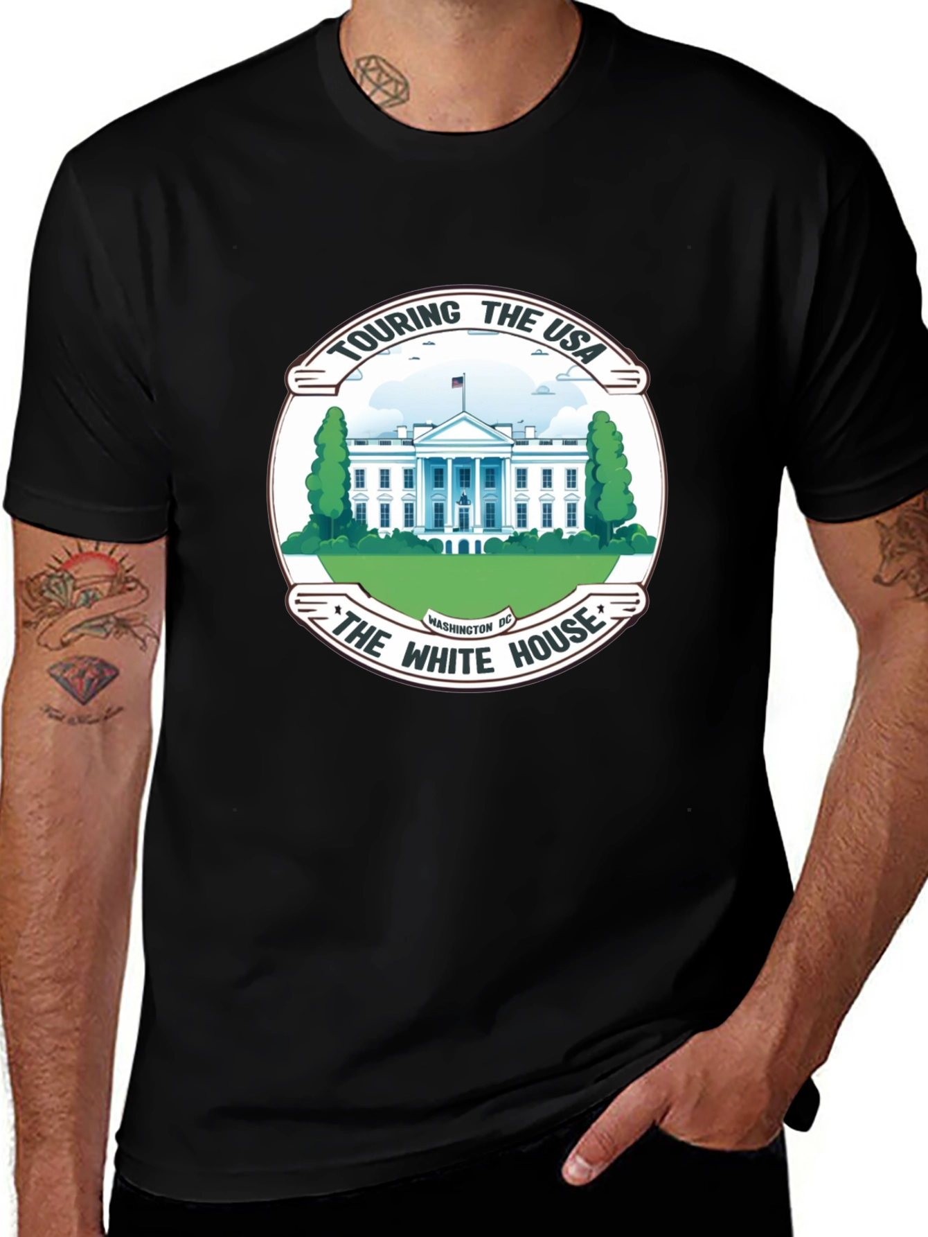 Touring the USA White House Graphic Tee
