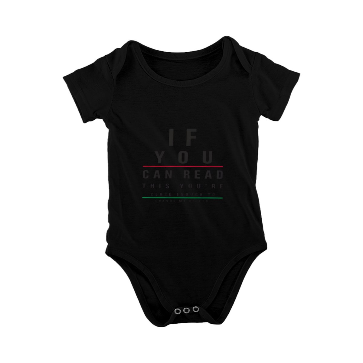 If You Can Read This Change My Diaper Funny Parent Joke Bodysuit
