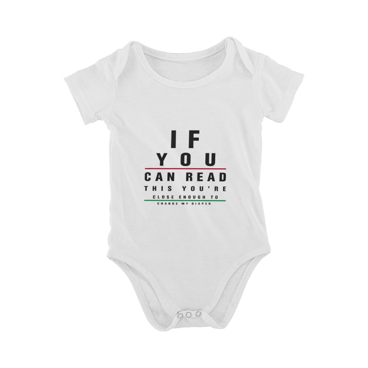If You Can Read This Change My Diaper Funny Parent Joke Bodysuit