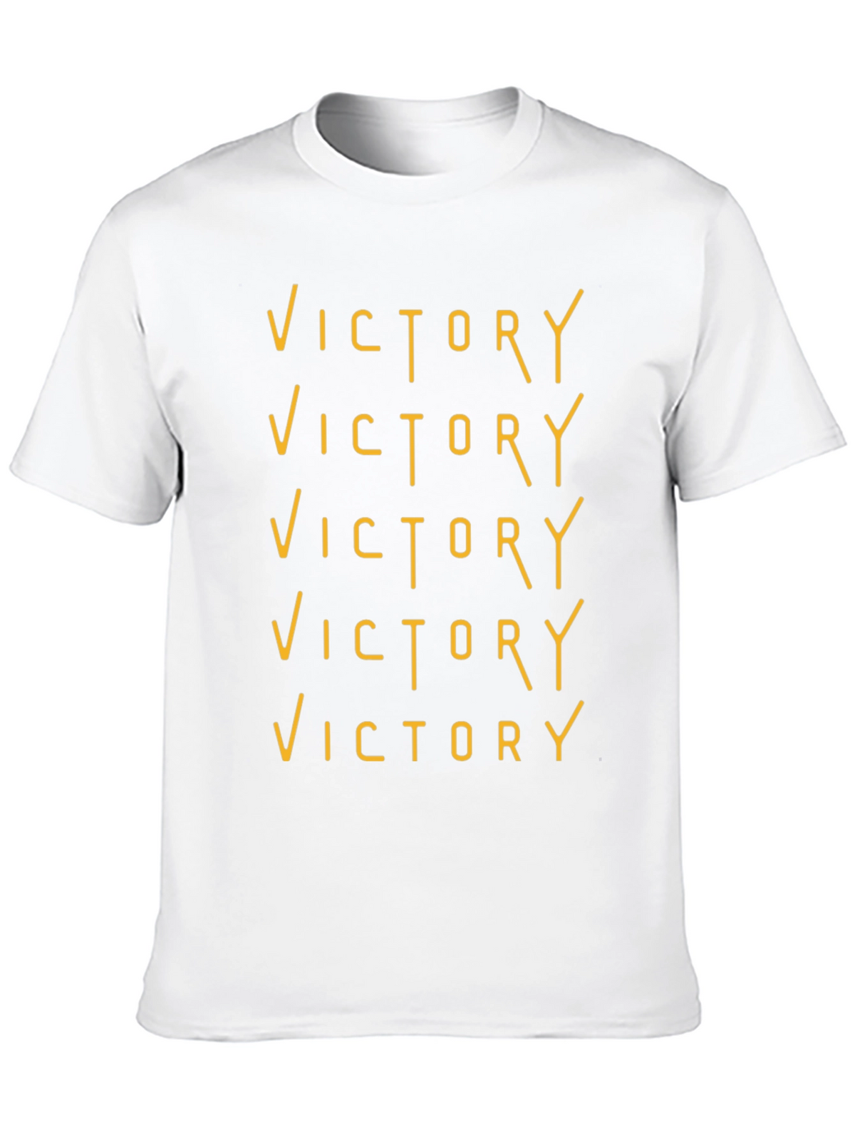 Victory Graphic Tee - Black Crew Neck T-Shirt