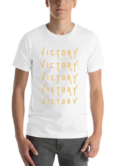 Victory Graphic Tee - Black Crew Neck T-Shirt
