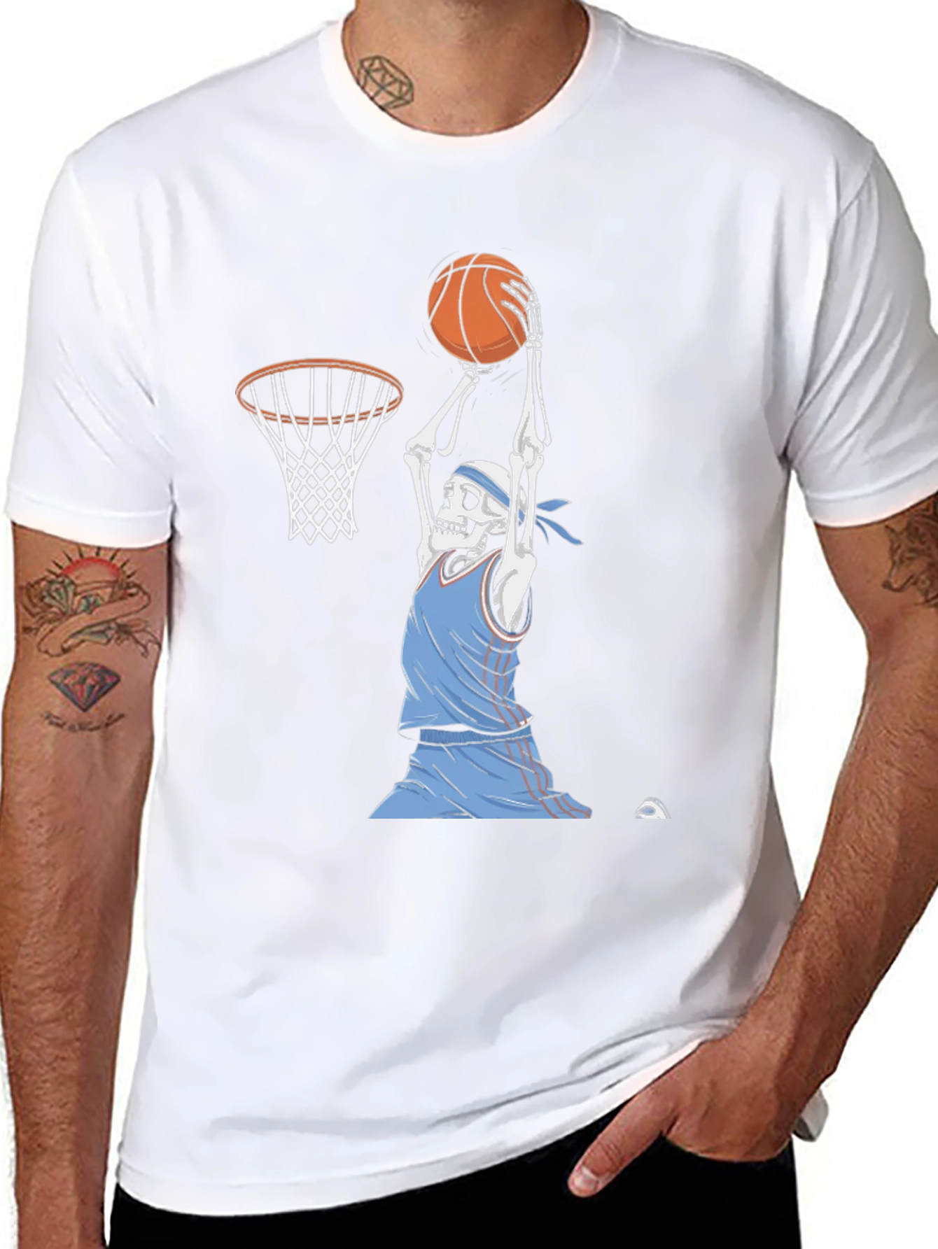 Skeleton Baller Graphic Tee