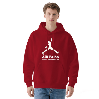 Air Paisa Funny Border Jump Man Navy Hoodie, Soft Men Streetwear Sweatshirt
