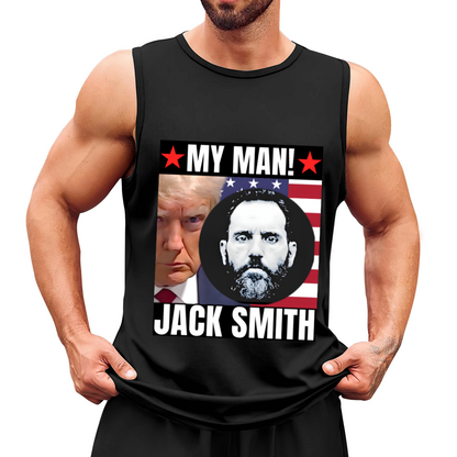 My Man Jack Smith Political Graphic Statement Tank Top
