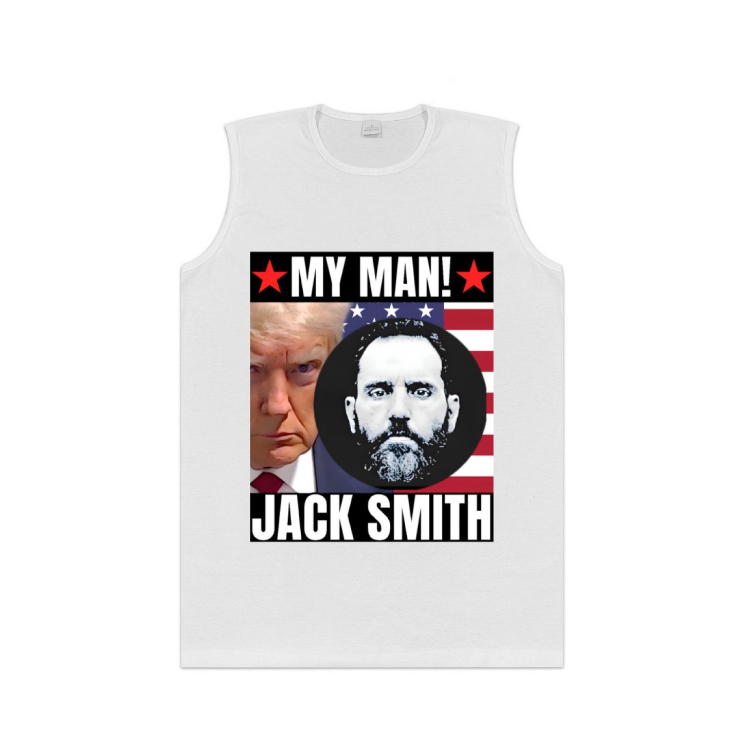 My Man Jack Smith Political Graphic Statement Tank Top