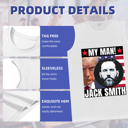 My Man Jack Smith Political Graphic Statement Tank Top