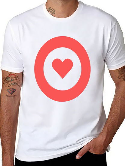 Heart Target T-Shirt - Love On Point
