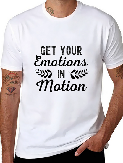 Emotions In Motion Black Graphic Tee