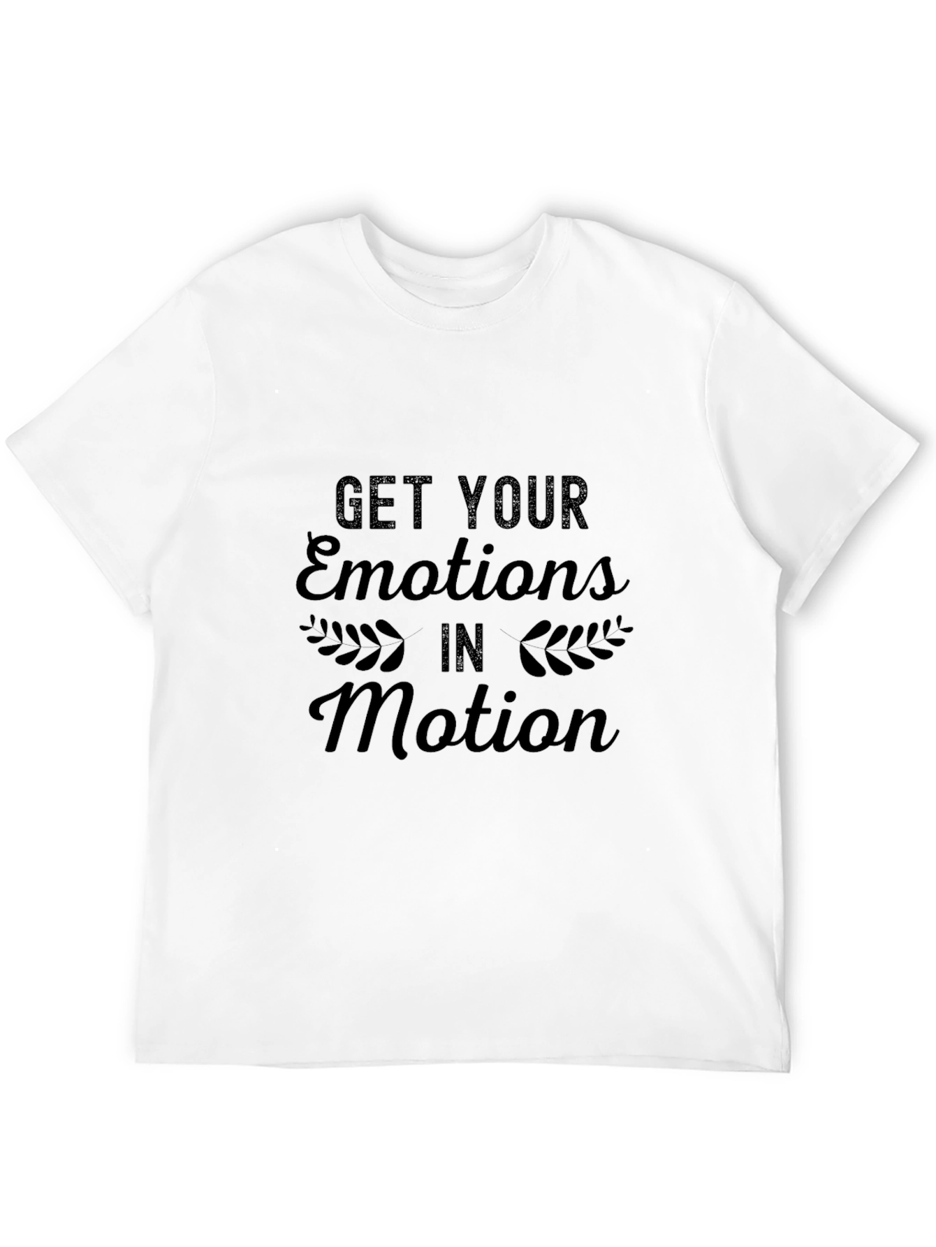 Emotions In Motion Black Graphic Tee