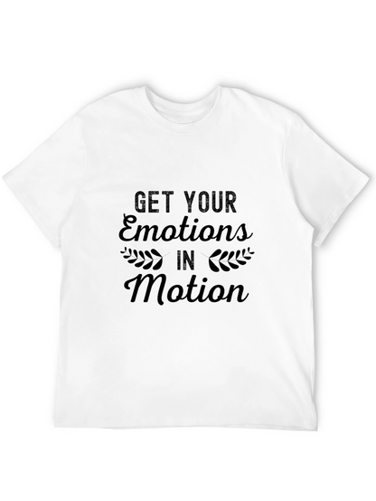 Emotions In Motion Black Graphic Tee