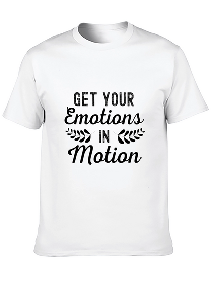 Emotions In Motion Black Graphic Tee