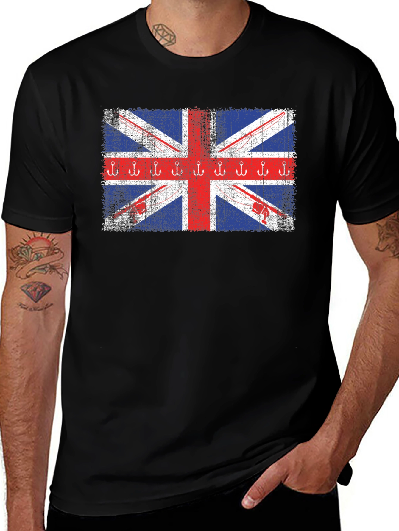 Union Jack Fishing T-Shirt