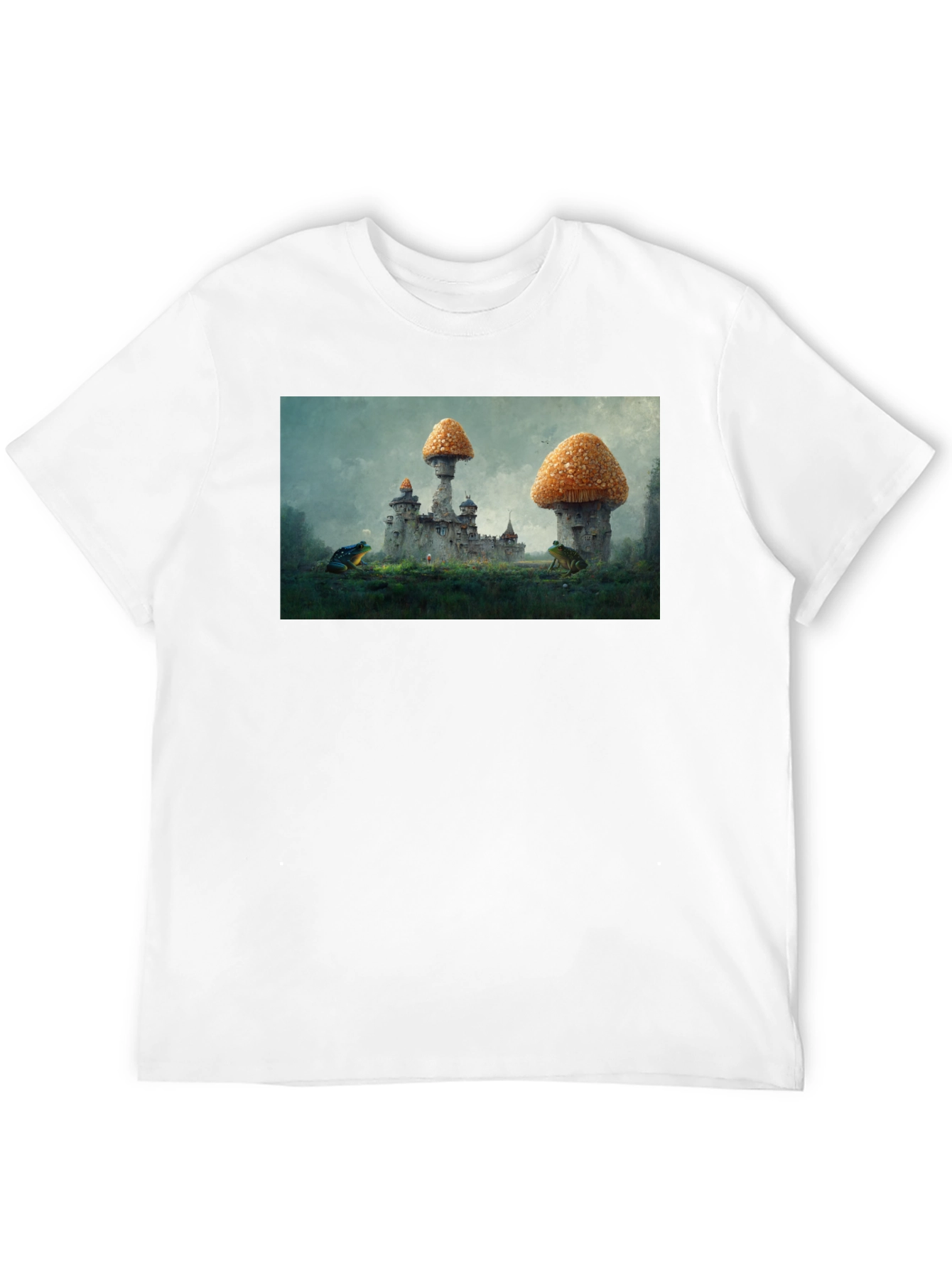 Mushroom Castle Black T-Shirt