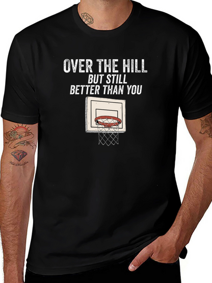 Over The Hill Basketball T-Shirt