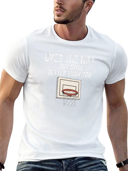 Over The Hill Basketball T-Shirt