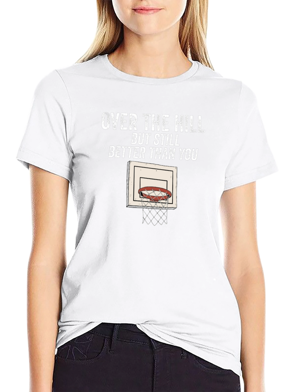 Over The Hill Basketball T-Shirt