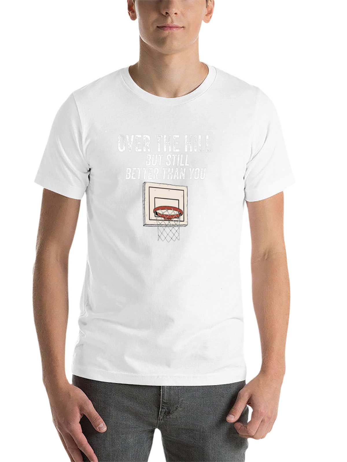 Over The Hill Basketball T-Shirt