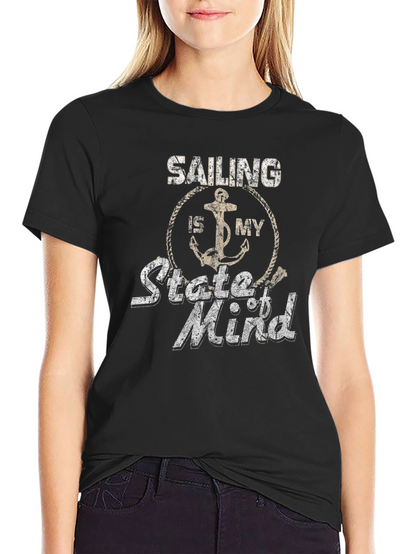 Sailing Is My State of Mind Graphic T-Shirt