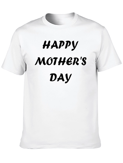 Happy Mothers Day T-Shirt - Black