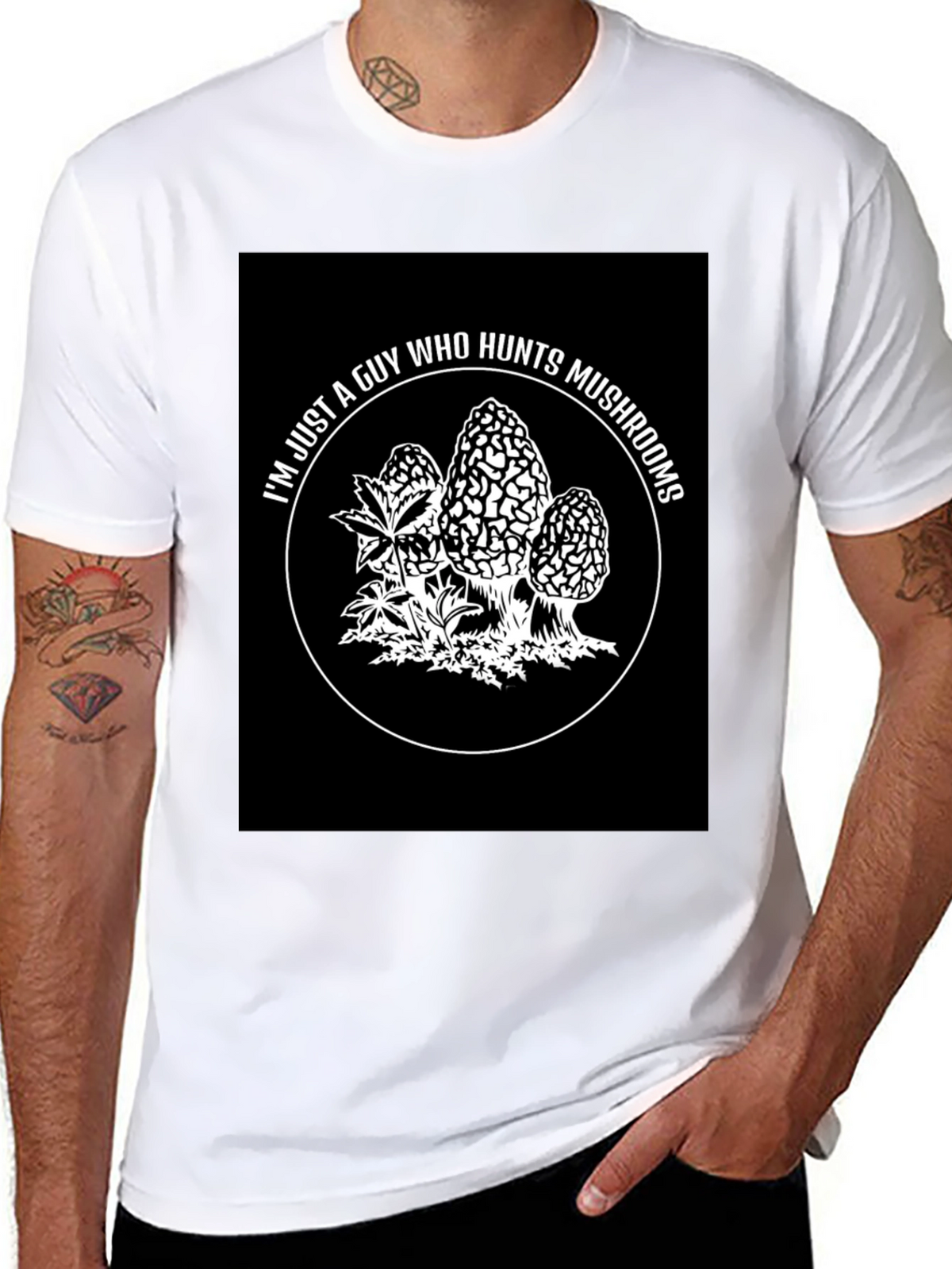 Mushroom Hunter Graphic Tee