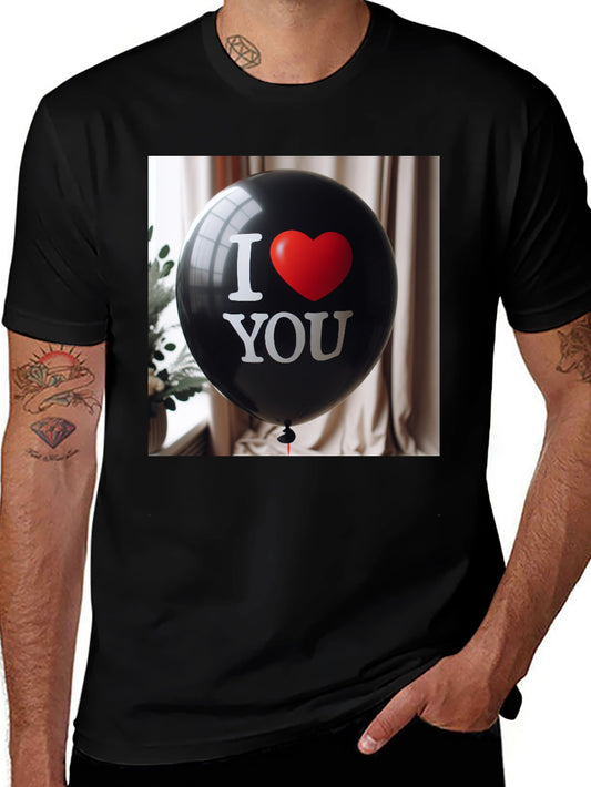 I Love You Balloon Graphic T-Shirt