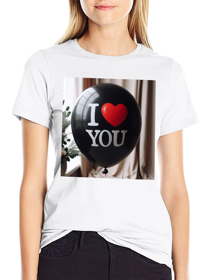 I Love You Balloon Graphic T-Shirt