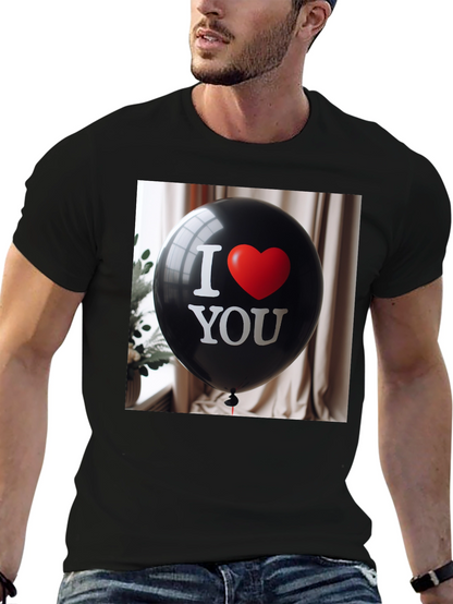 I Love You Balloon Graphic T-Shirt