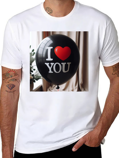 I Love You Balloon Graphic T-Shirt