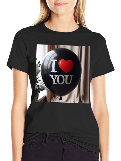 I Love You Balloon Graphic T-Shirt
