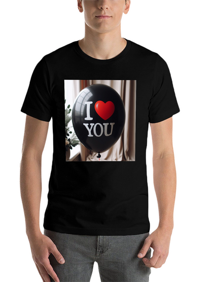 I Love You Balloon Graphic T-Shirt