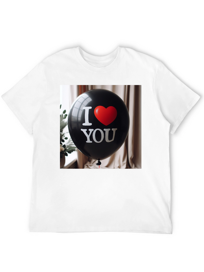 I Love You Balloon Graphic T-Shirt