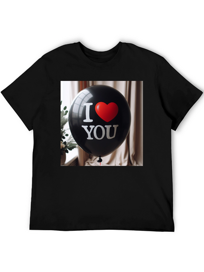 I Love You Balloon Graphic T-Shirt