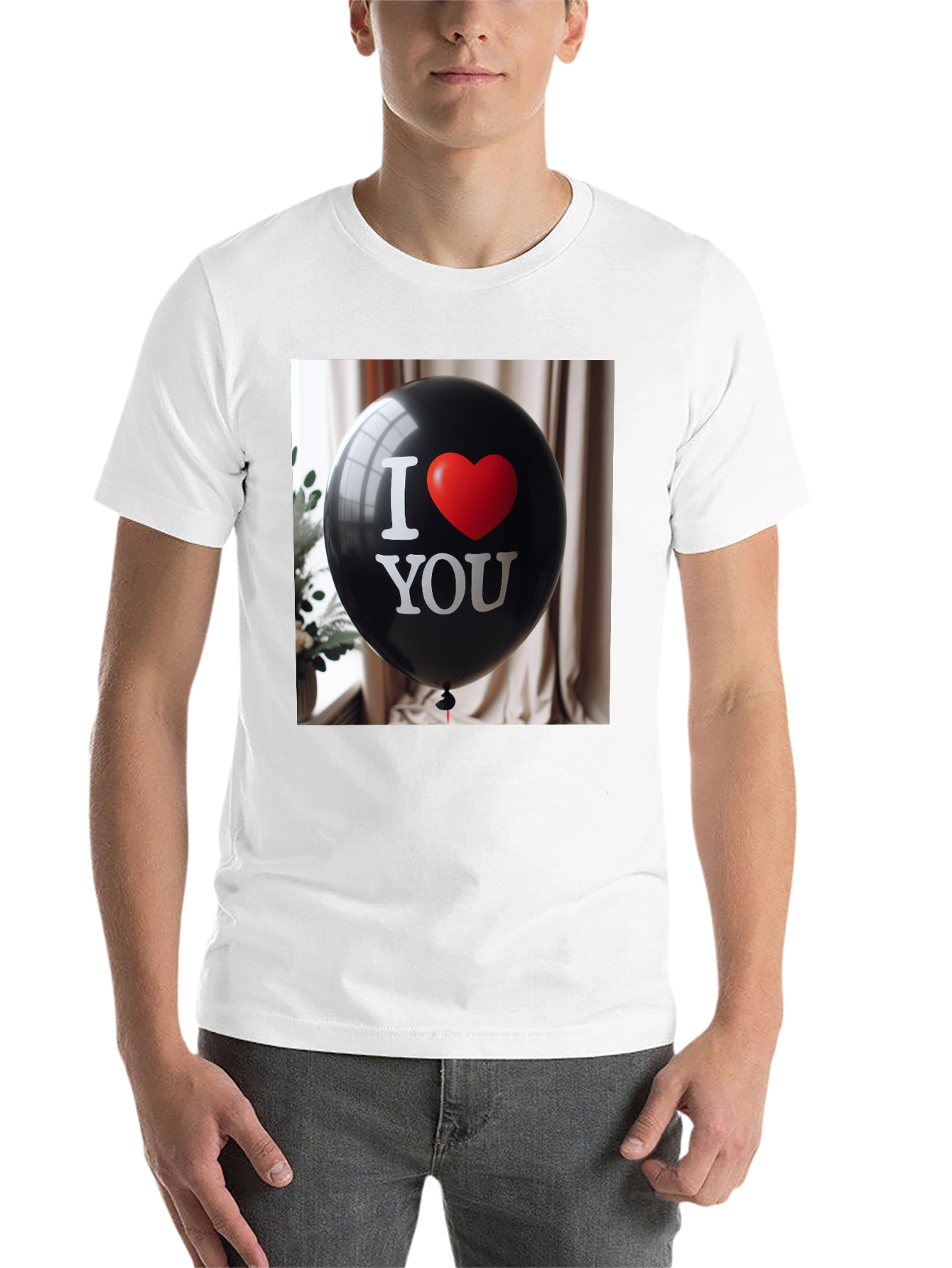 I Love You Balloon Graphic T-Shirt