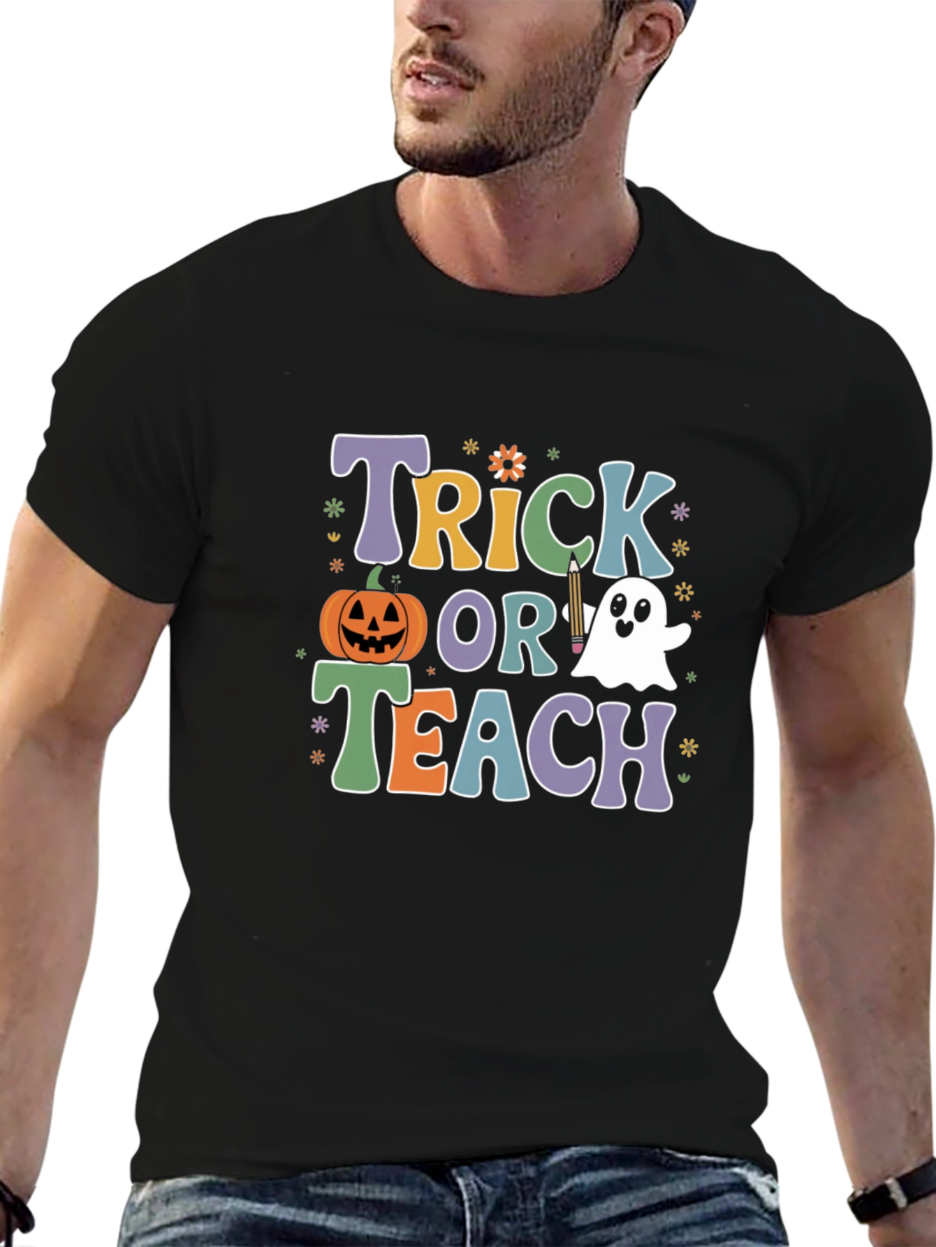 Trick or Teach Halloween Teacher T-Shirt